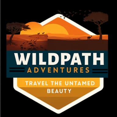 Wildpath Adventures hexagonal badge
