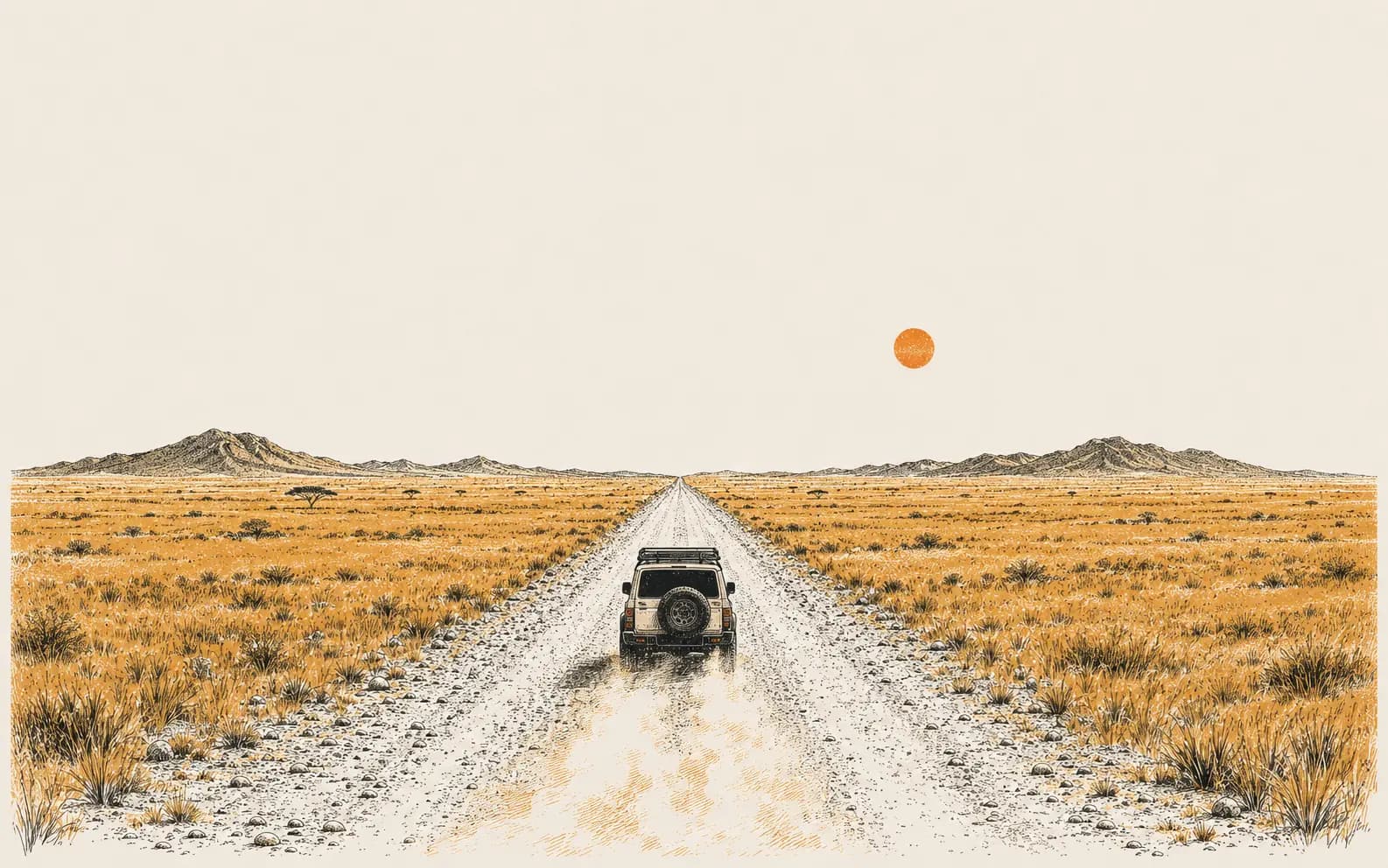 Illustration for: What to expect on a Namibian self-drive journey