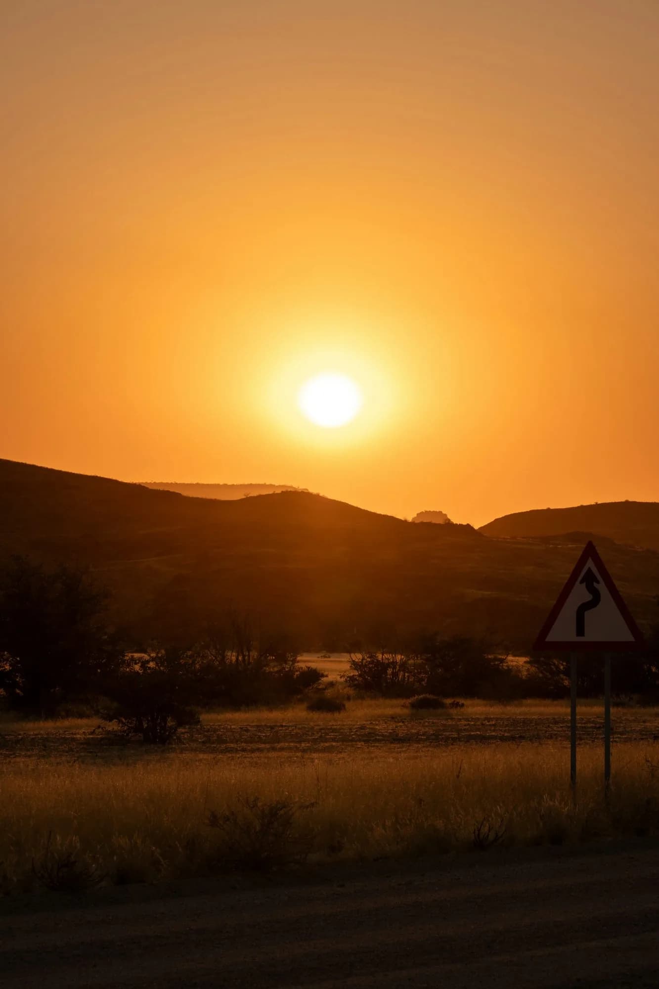 Kalahari landscape in Southern Namibia